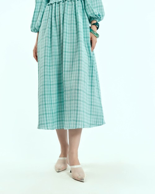 SIXDO Woven Flared Dress